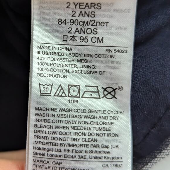 babyGap + Disney Mickey & Minnie Mouse Love Sweatshirt Dress | Toddler Girls 2T - Picture 9 of 9